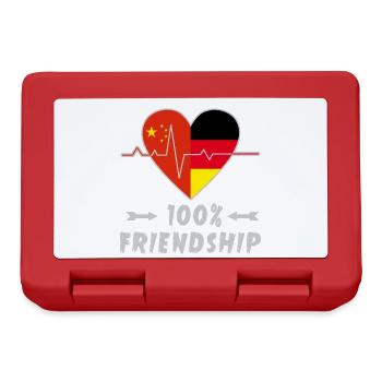 China and Germany 100% friendship - Lunchbox - red - Front