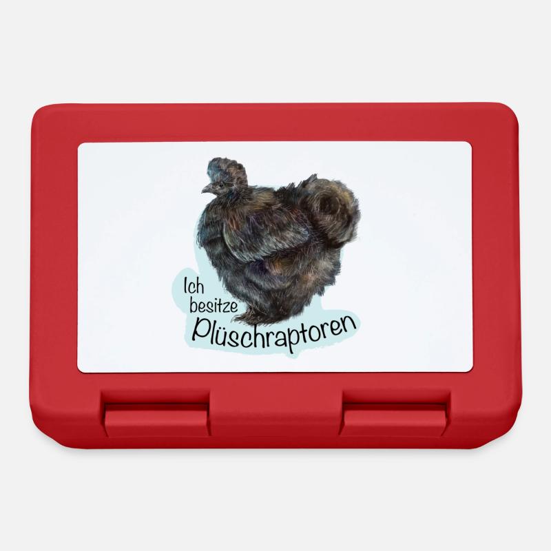 The Plush Raptors - Lunchbox - red