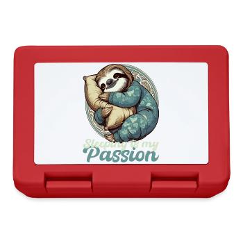 Cadeau de la passion endormie de la paresse - Boîte à goûter - rouge - Devant