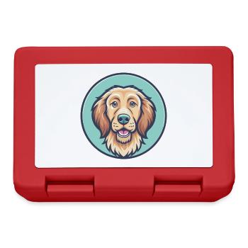 Fauve De Bretagne Hunderasse Cartoon Kawaii Clipart - Brotdose - Rot - Vorne