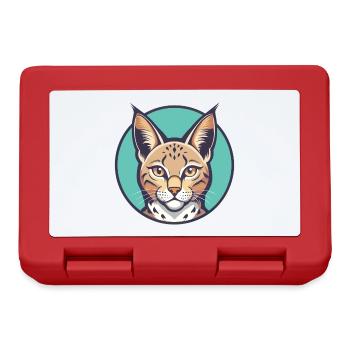 Chat pailleté de Californie Race Dessin animé Kawaii Pet - Boîte à goûter - rouge - Devant
