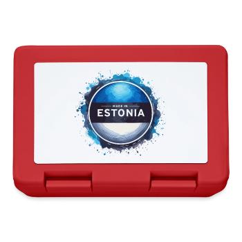 Made in Estonia Gift - Lunchbox - red - Front