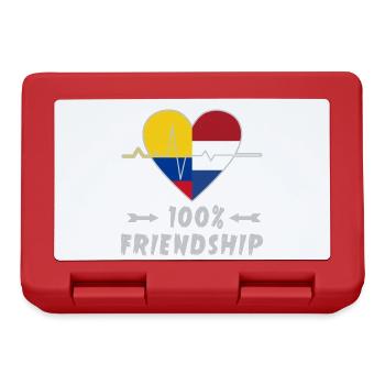 Colombia and the Netherlands 100% friendship - Lunchbox - red - Front