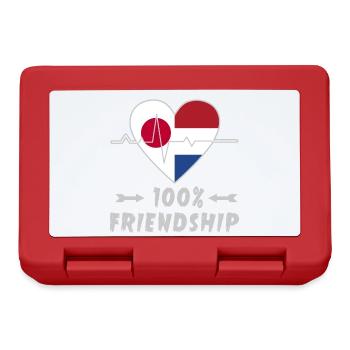 Japan and the Netherlands 100% friendship - Lunchbox - red - Front