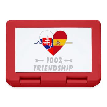 Slovakia and Spain 100% friendship - Lunchbox - red - Front