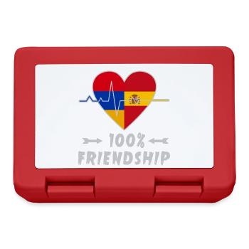 Armenia and Spain 100% friendship - Lunchbox - red - Front