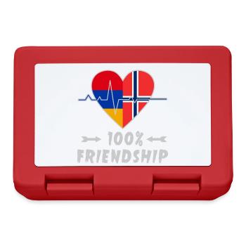 Armenia and Norway 100% friendship - Lunchbox - red - Front