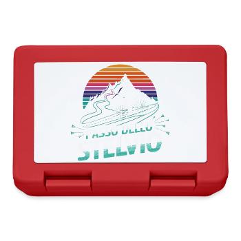Stelvio Pass, Italy - Lunchbox - red - Front
