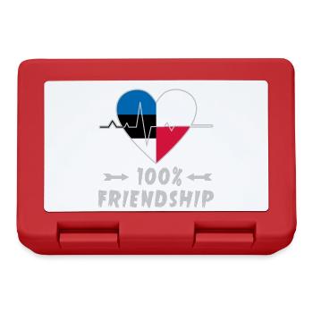 Estonia and Poland 100% friendship - Lunchbox - red - Front