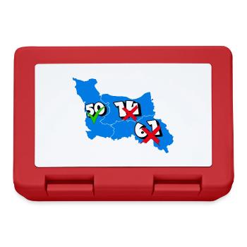 Région basse normandie - Boîte à goûter - rouge - Devant