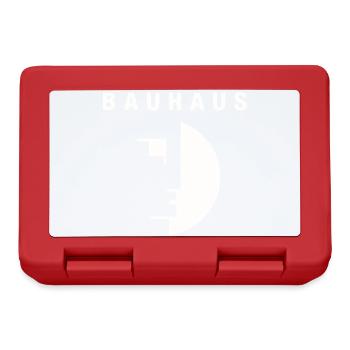 100 ans de l'école de design Bauhaus - Logo du Bau - Boîte à goûter - rouge - Devant