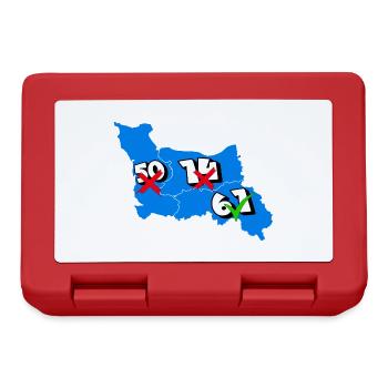 Région basse normandie - Boîte à goûter - rouge - Devant