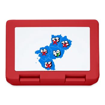 Région pays de la loire - Boîte à goûter - rouge - Devant