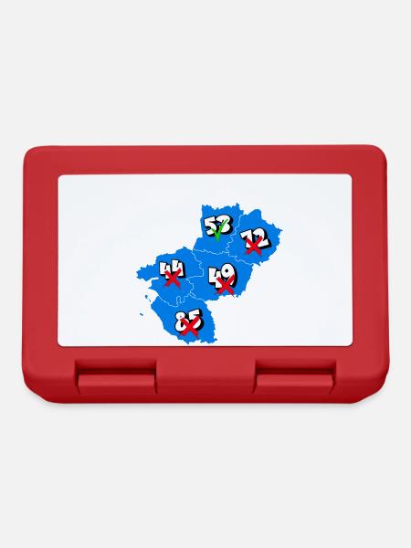 Région pays de la loire - Boîte à goûter - rouge