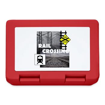 RAIL CROSSING - Brotdose - Rot - Vorne