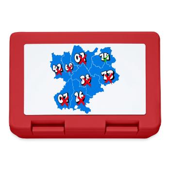 Région Rhône-Alpes - Boîte à goûter - rouge - Devant