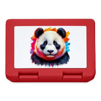 Panda - Brotdose - Rot - Vorne