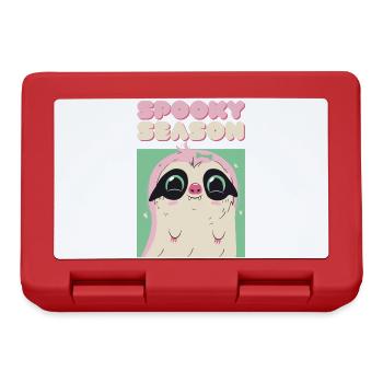 Spooky Season - Paresseux vampire mignon - Boîte à goûter - rouge - Devant