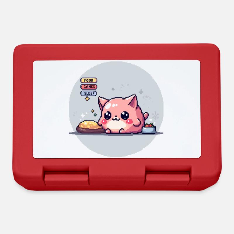 Pixel Pet - Retro Gaming - Brotdose - Rot
