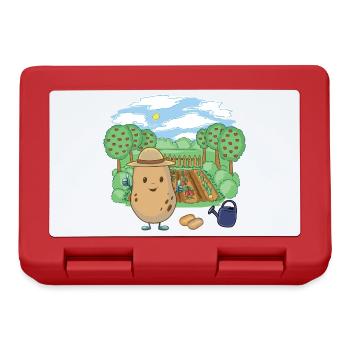 Potato Farmer Vegetable Garden Potatoes Farmer - Lunchbox - red - Front