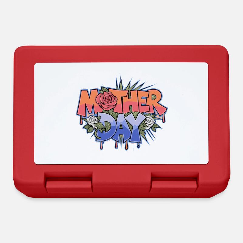 Graffiti Mother Day - Lunchbox - red