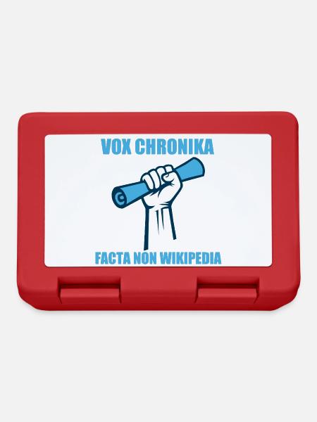 facta non wikipedia - Boîte à goûter - rouge