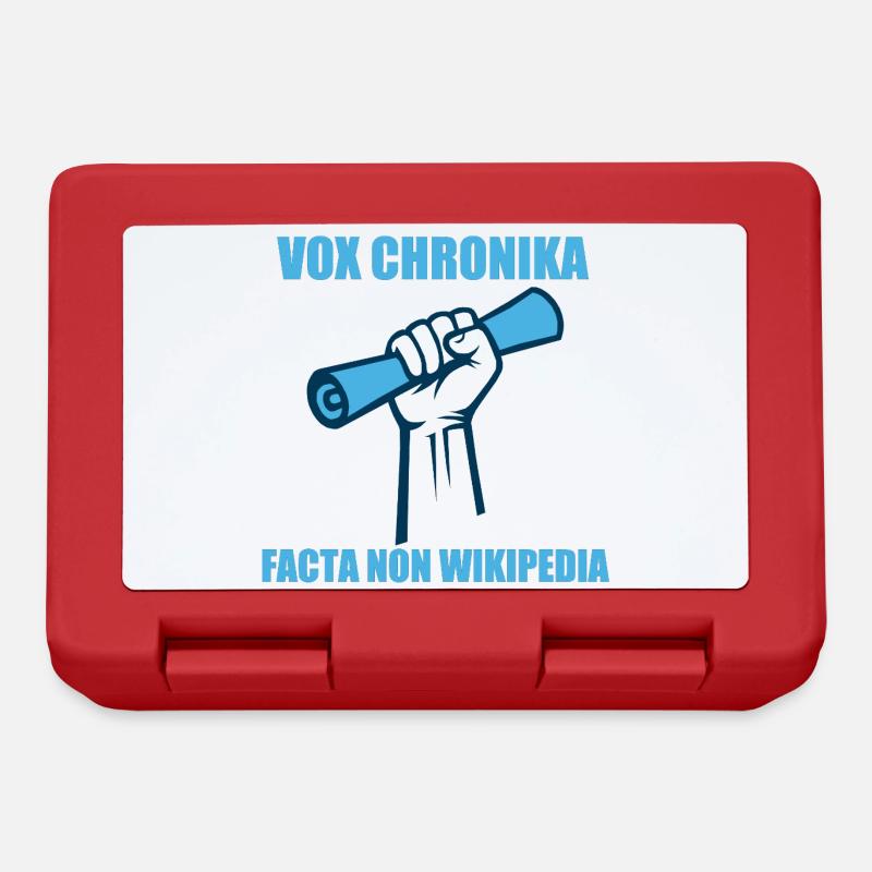 facta non wikipedia - Boîte à goûter - rouge