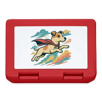Super Dog Jack Russell Terrier Jacky Gift - Lunchbox - red - Front