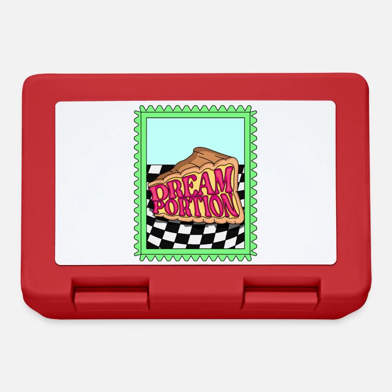 PORTION DE RÊVE - Boîte à goûter - rouge