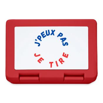 Logo of the competition of jousting - Lunchbox - red - Front