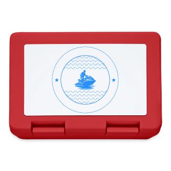 Adventure Lover Wave Rider  - Lunchbox - red - Front