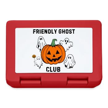 Kürbis und Geister lustiges Design für Halloween Style. - Brotdose - Rot - Vorne