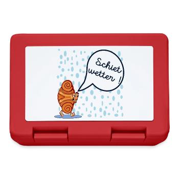 BAD WEATHER HAMBURG - Lunchbox - red - Front