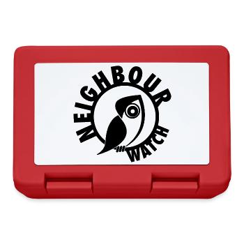 Neighbour Watch – Urban Owl Surveillance Club - Brotdose - Rot - Vorne