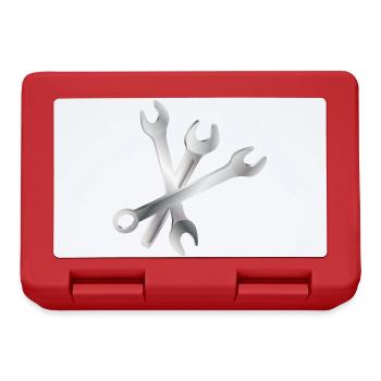 Wrench Set – Tools & Craftsmanship - Lunchbox - red - Front