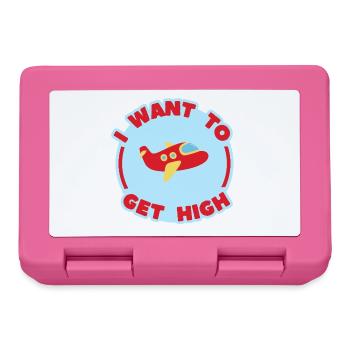 I WANT TO GET HIGH - Lunchbox - pink - Front