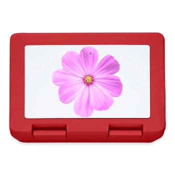 Blume - Brotdose - Rot - Vorne