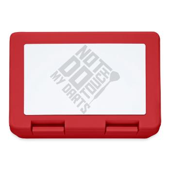Do Not Touch My Darts Warning Darts Player Humor - Lunchbox - red - Front