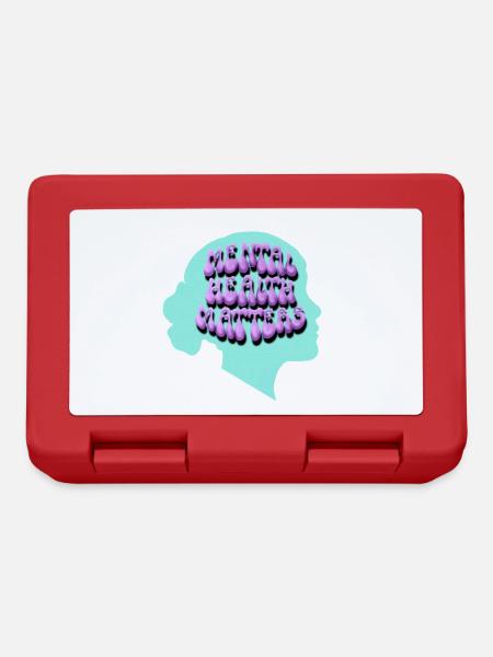Mental Health Matters Pop Art - Brotdose - Rot