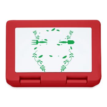 I’ll Be In My Office Gardening Gift Art - Brotdose - Rot - Vorne