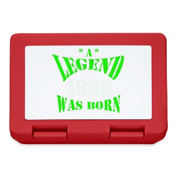 A Legend Was Born 1986 - Brotdose - Rot - Vorne