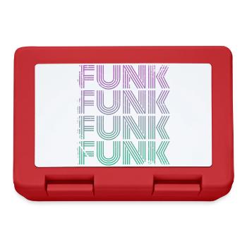 Funk Vintage - Brotdose - Rot - Vorne