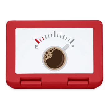 Full of Coffee - Lunchbox - red - Front