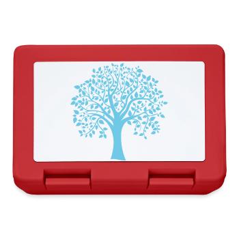 Icon Blue Jumbo Tree Print Silhouette - Lunchbox - red - Front