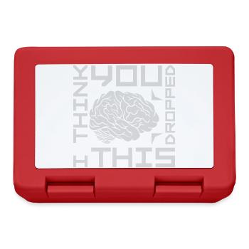 Je crois que tu as laissé tomber ton humour sarcastique, c’est le cerveau - Boîte à goûter - rouge - Devant