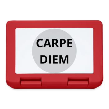 Carpe Diem - Brotdose - Rot - Vorne