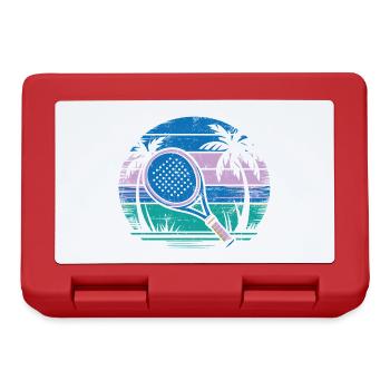 Pádel Vintage - Lunchbox - red - Front