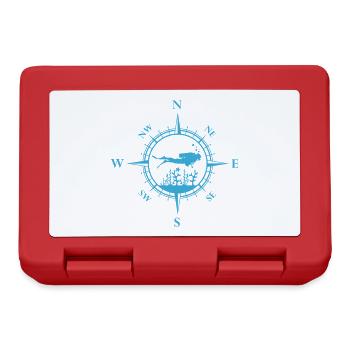Scuba Diver - Lunchbox - red - Front