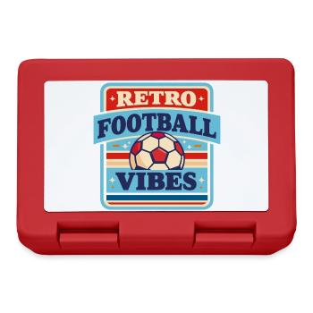 Retro_Football_Vibes - Brotdose - Rot - Vorne