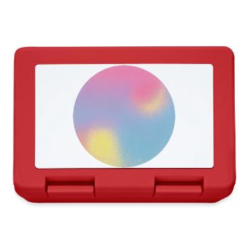 Aura Check Pastel Gradient Sphere - Lunchbox - red - Front